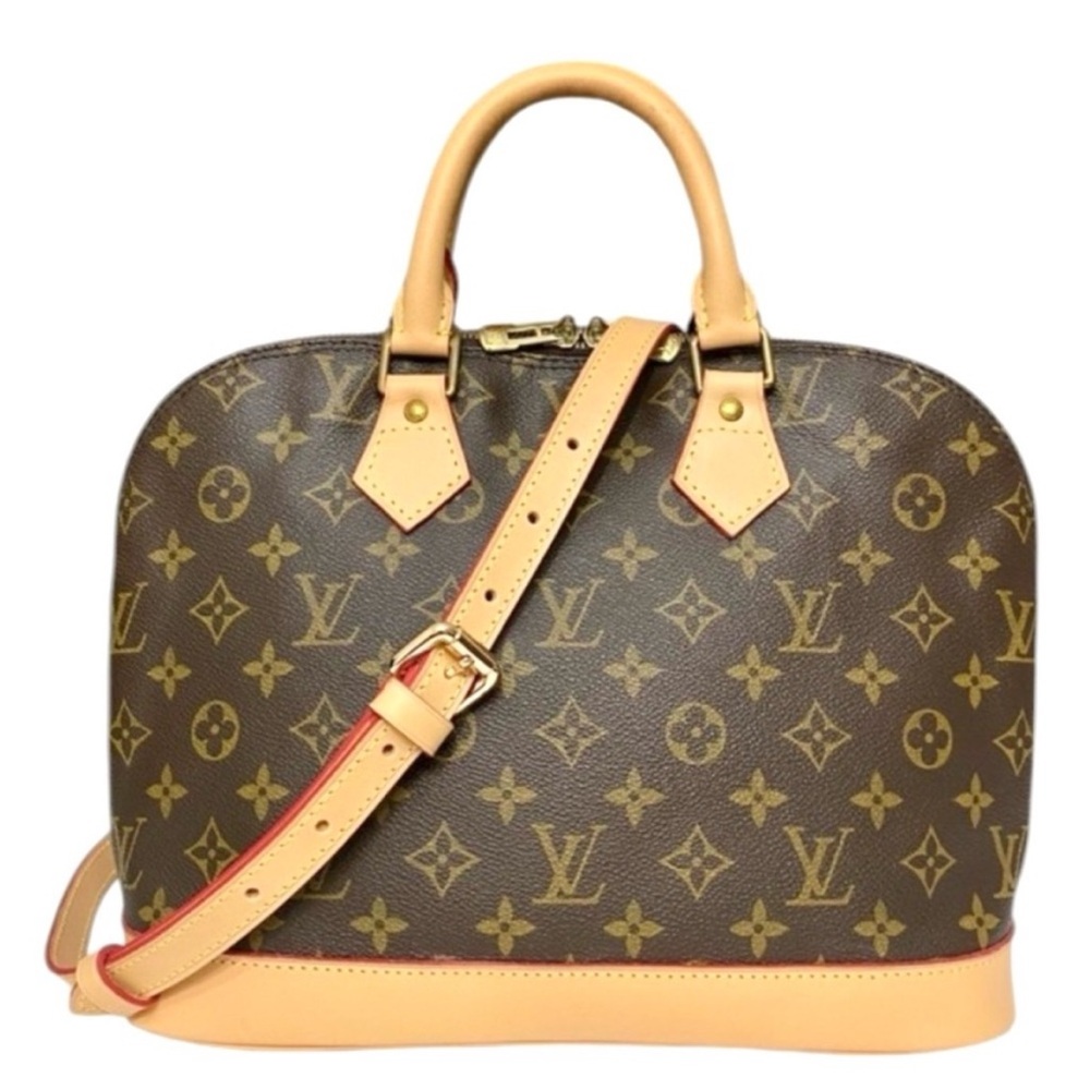 Louis Vuitton Alma PM Handbag Bag Tote Boston Bag Authenticated